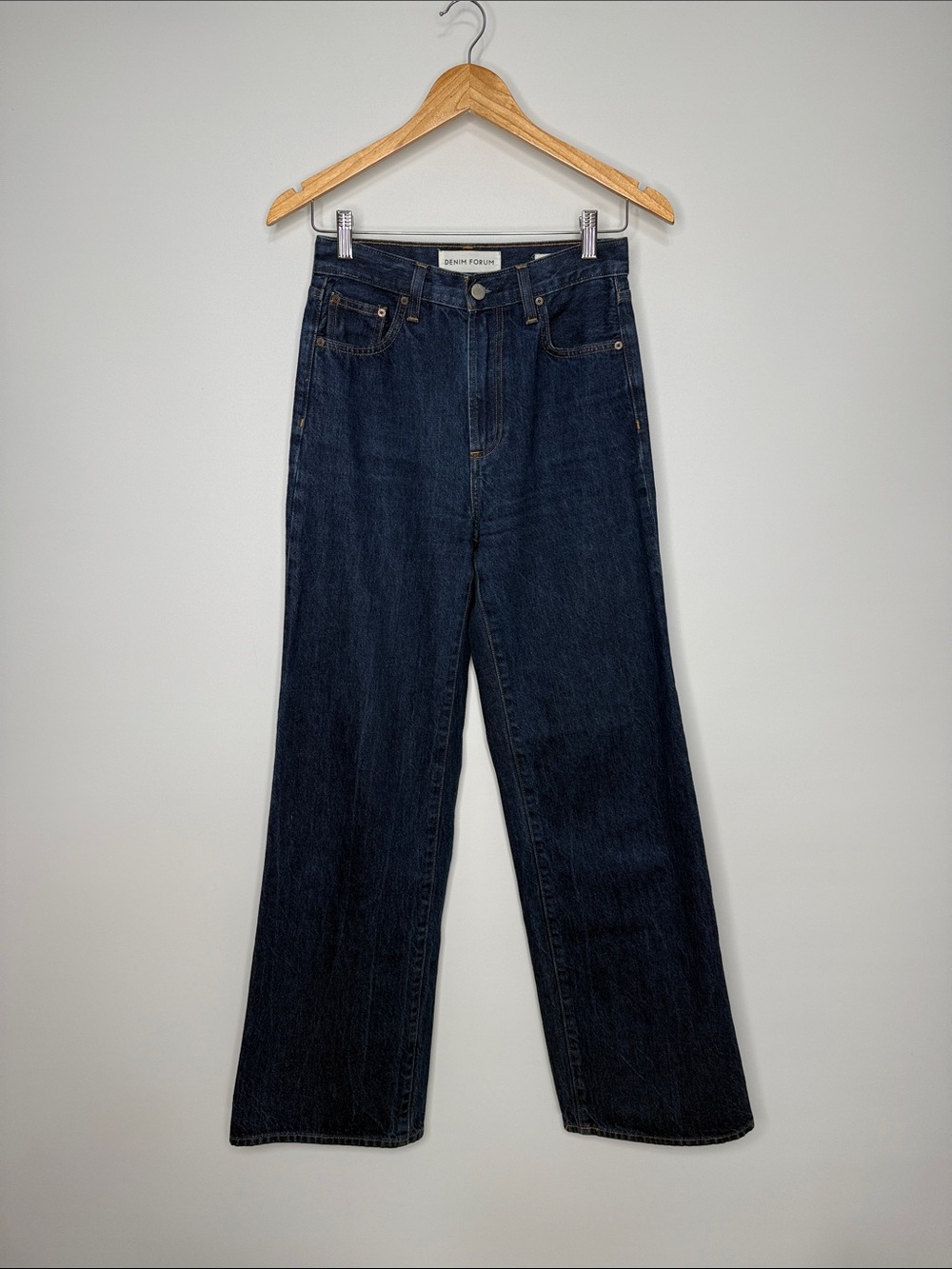 Aritzia Denim Forum The Coco High Rise Wide Leg Jean 33L Size 25